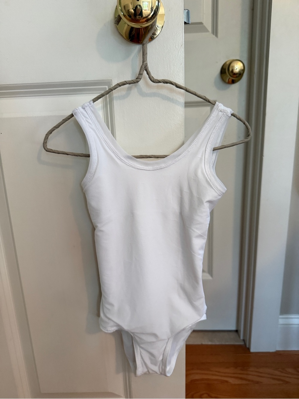 Repetto White Kids Ballet One-Piece Bodysuit